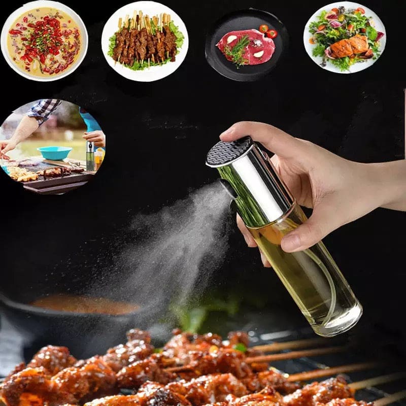 Kitchen Glass Olive Oil Sprayer, Transparent Oil Pump, Atomized Spray Tank Oiler, Olive Oil Graduated Dispenser, Food-Grade Glass Oil Spray Mister Bottle Kitchen Glass Olive Oil Sprayer, Transparent Oil Pump, Atomized Spray Tank Oiler, Olive Oil Graduated Dispenser, Food-Grade Glass Oil Spray Mister Bottle